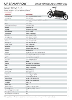 Urban Arrow Family Bosch Active Plus 