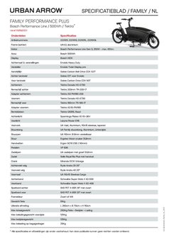 Urban Arrow Family Bosch Performance Plus